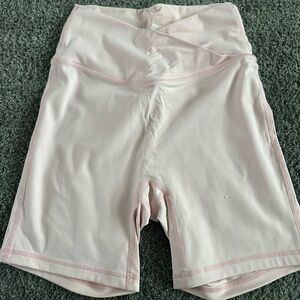 Women's Light Pink Bike Shorts